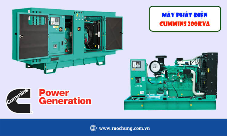 Máy phát điện Cummins 200kva 
