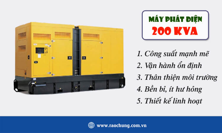 Máy phát điện 200kva 