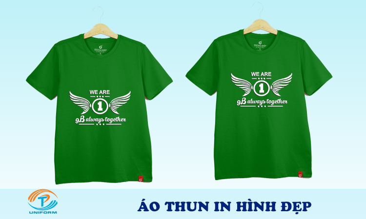In hình trên áo thun