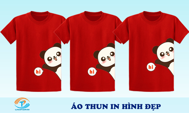 In hình trên áo thun