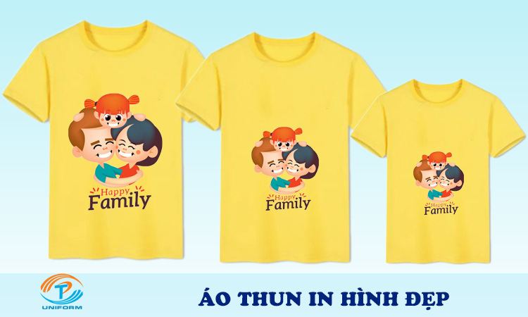 In hình trên áo thun