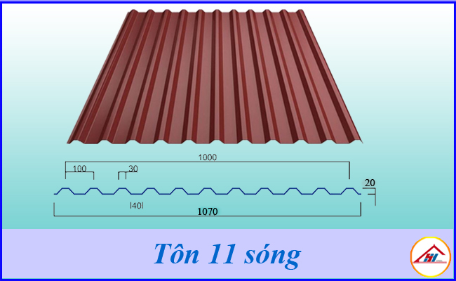 Tôn 11 sóng