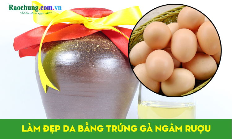 Cách làm đẹp bằng trứng gà