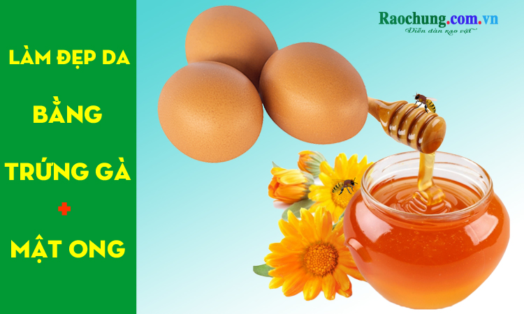 Cách làm đẹp bằng trứng gà