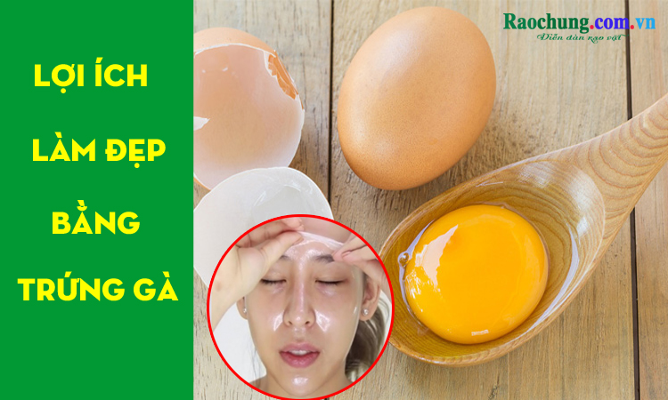 Cách làm đẹp bằng trứng gà