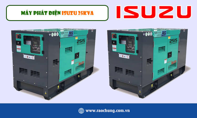 Máy phát điện Isuzu 25kva