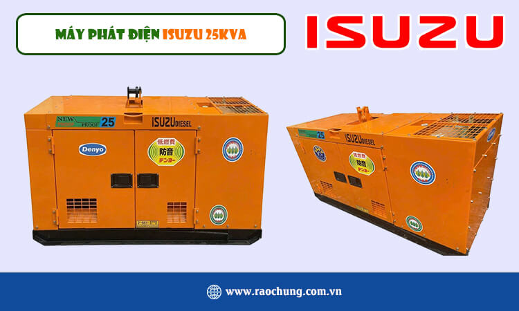 Máy phát điện Isuzu 25kva