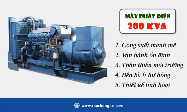 Máy phát điện 200kva 