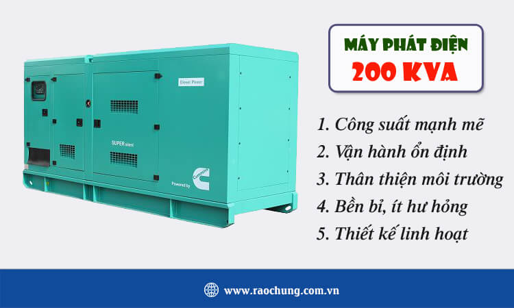 Máy phát điện 200kva 