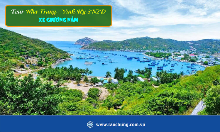 Tour du lịch Nha Trang Vĩnh Hy 3N2D xe giường nằm